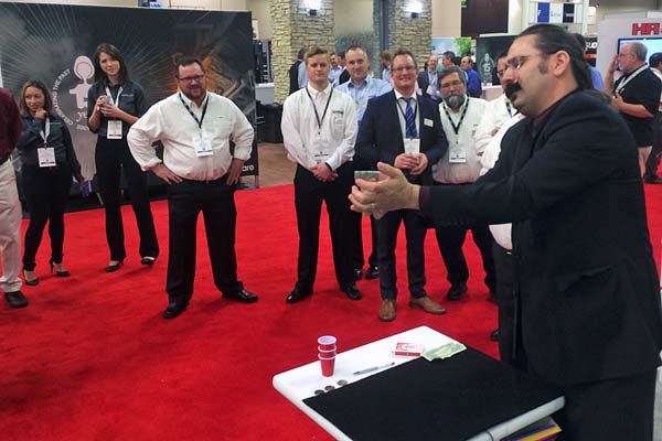 Trade Show Magician to attract crowds